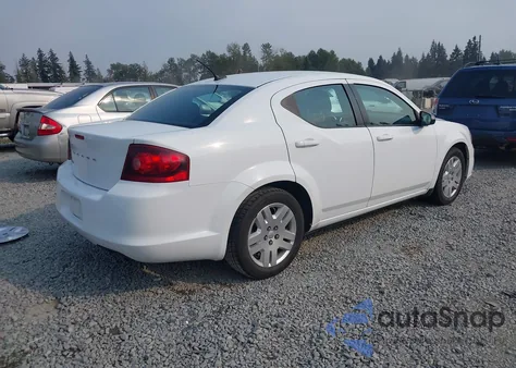 2014 Dodge Avenger Se z USA, uszkodzony, nr VIN 1C3CDZAB9EN202954